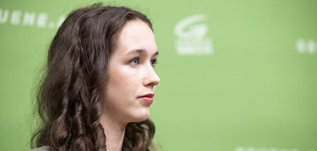 Grünen-Spitzenkandidatin Lena Schilling am Mittwoch in Wien