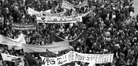 35.000 Menschen demonstrierten am 31. März 1979 in Bonn gegen di...