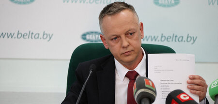 Rücktrittserklärung aus Minsk: Tomasz Szmydt meldet sich per Pre...