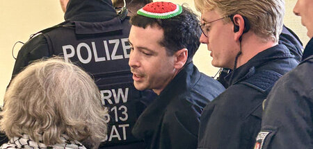 Wegen »Beleidigung« festgenommen: Udi Raz vom Vorstand der »Jüdi...