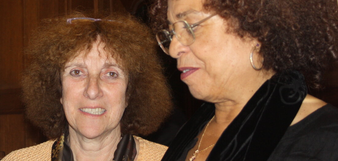 Anne Morelli mit Angela Davis