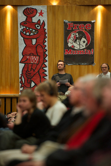 Mumia Abu-Jamal war per Audiobotschaft zu h&ouml;ren