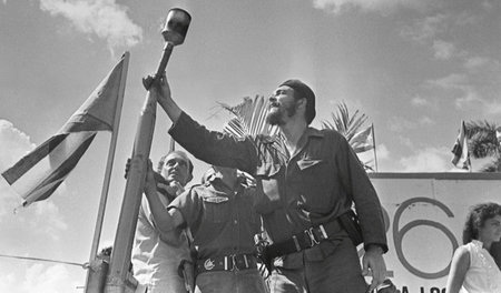 18. Juli 1964: bei der Einweihung eines Bauabschnitts der Bleist...