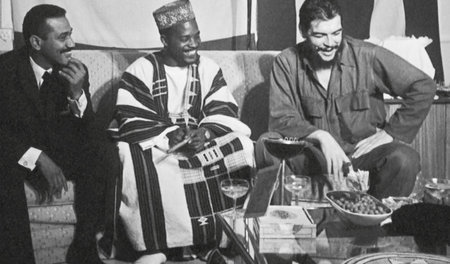 8. Januar 1962: im ­Restaurant mit einer ausländischen Dele­gati...