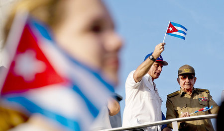 Wachablösung. Der amtierende Präsident Kubas, Miguel Díaz-Canel,...