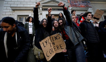 Studentenproteste am Dienstag in Marseille gegen die »Reformen« ...
