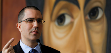 Venezuelas Außenminister Jorge Arreaza (Caracas, 14. November 20...