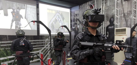 Militäreinsatz in virtueller Realität: Soldaten in Taiwan üben d...