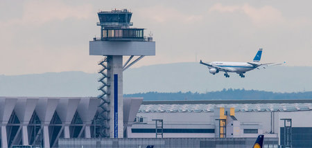 Der Flughafen Frankfurt am Main (11.2.2016)