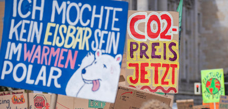 Demonstration von »Fridays for Future« im Berliner Regierungsvie...