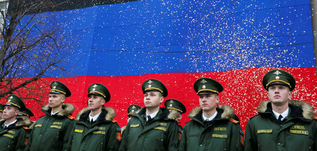 Soldaten der »Volksrepublik« Donezk am 25. Oktober