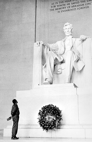 »David y Goliath«, Fidel Castro an der Lincoln-Gedenkstätte in W...