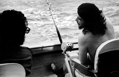 Fidel Castro und Che Guevara auf dem Nadelfisch-Angelevent »Erne...
