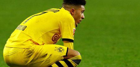 Hatte garantiert schon bessere Laune: Dortmunds Jadon Sancho nac...