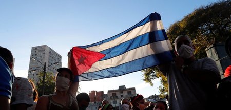 Konzertpublikum in Havanna protestiert gegen westliche Medienkam...