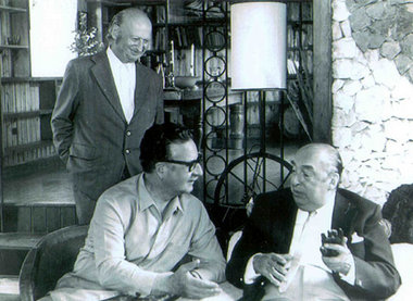 Der spätere chilenische Präsident Salvador Allende (vorn links) ...
