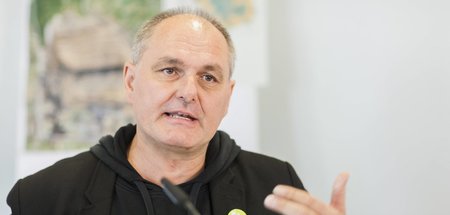 Uwe Hiksch, Mitglied im Bundesvorstand der Naturfreunde Deutschl...