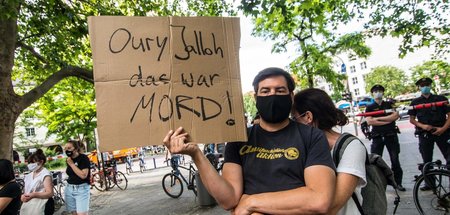 Protestaktion in München (Juni 2020)