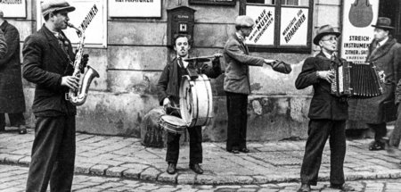 Straßenmusiker im Wien der 30er Jahre