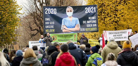 Entwurmungsmittel für alle: Großdemonstration in Wien (14.11.202...