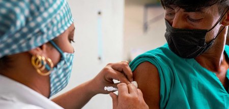 Impfung mit dem kubanischen Vakzin »Abdala« in Havanna am 10. De...