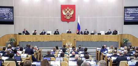 Stellt sich hinter die »Volksrepubliken«: Die russische Duma sti...