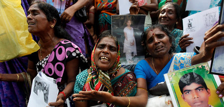 Angehörige fragen in Jaffna nach ihren verschwundenen Familienmi...