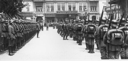 Deutsche Truppen besetzen Kiew, 3. März 1918