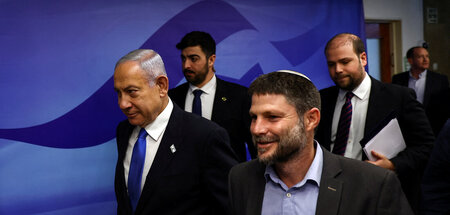 Benjamin Netanjahu und sein Kabinett (Jerusalem, 23.2.2023)