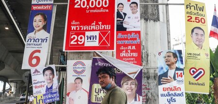 Versprechen über Versprechen: Beschäftigte in Thailand warten se...