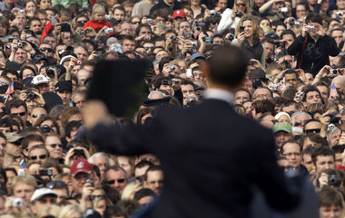 Visionen statt Taten: Barack Obama bei seiner Prager »Friedensre...