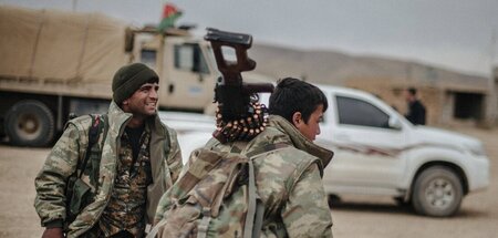 Gegen Islamisten kämpfende Kurden sind der Türkei ebenso ein Dor...