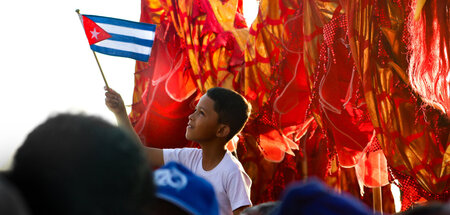 Rund um den 1. Mai in Kuba: Die Bilderserie dieser Beilage ist v...