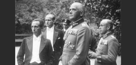 Beginn der Bayreuther Festspiele: Reichsminister Goebbels und Ge...