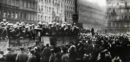 Putschende Nazis in München (9.11.1923)