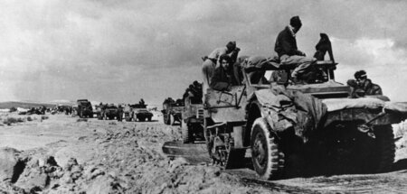 Israelis rücken Ende der 1940er Jahre in der ­Wüste Negev nach Ä...