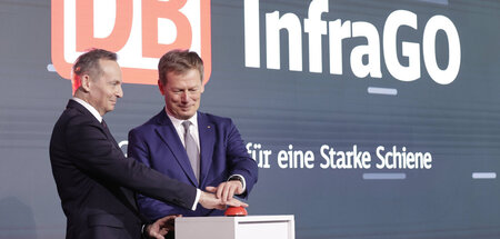 »Showtime«: Bundesverkehrsminister Volker Wissing und DB-Vorstan...