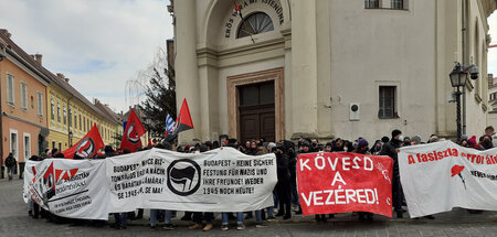 Nicht einschüchtern lassen: Antifaproteste – hier in Budapest 20...