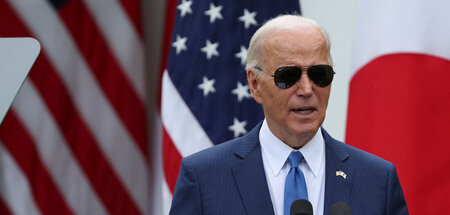 US-Präsident Joseph Biden betonte unbedingte Einsatzbereitschaft...