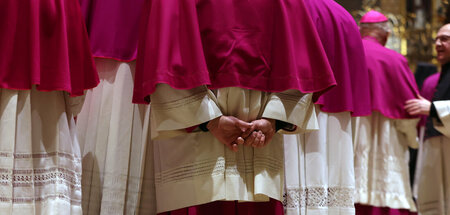 Kirchenfürsten unter sich: Bischöfe stehen im Hohen Dom Mariä He...