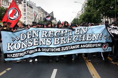 Demonstration am 18. Juli in Berlin-Friedrichshain