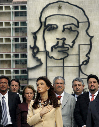 Argentiniens Präsidentin Cristina Fernández de Kirchner am 19. J...