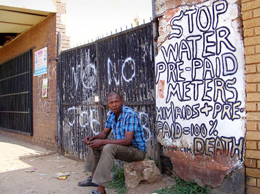 Jabulani Molobela setzt sich für freien Zugang zu Wasser und Ele...
