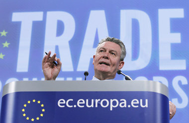 Wirtschaftspolitik nach Konzerngusto: Karel de Gucht,
EU-Kommiss...