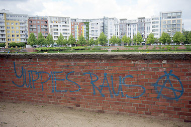 Ehemalige Sozialwohnungen am Kreuzberger Engelbecken, Mai 2011