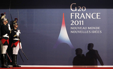 Deutsch-franz&ouml;sische Schatten &uuml;ber Europa (G-20-Gipfel...
