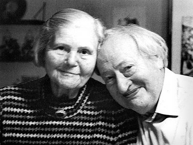 Friedrich Konrad und seine Frau 1981