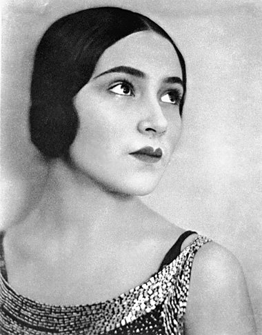 Porträt der Schauspielerin Dolores del Rio (Mexiko-Stadt, 1925)