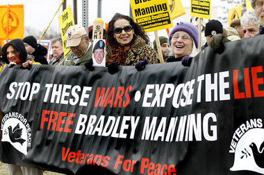 Solidaritätskundgebung für Bradley Manning am Samstag in Fort Me...