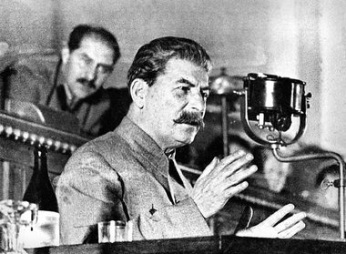 Josef W. Stalin, ab 1922 Generalsekret&amp;auml;r der KPdSU, ste...